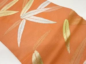 絽芒模様織出し名古屋帯